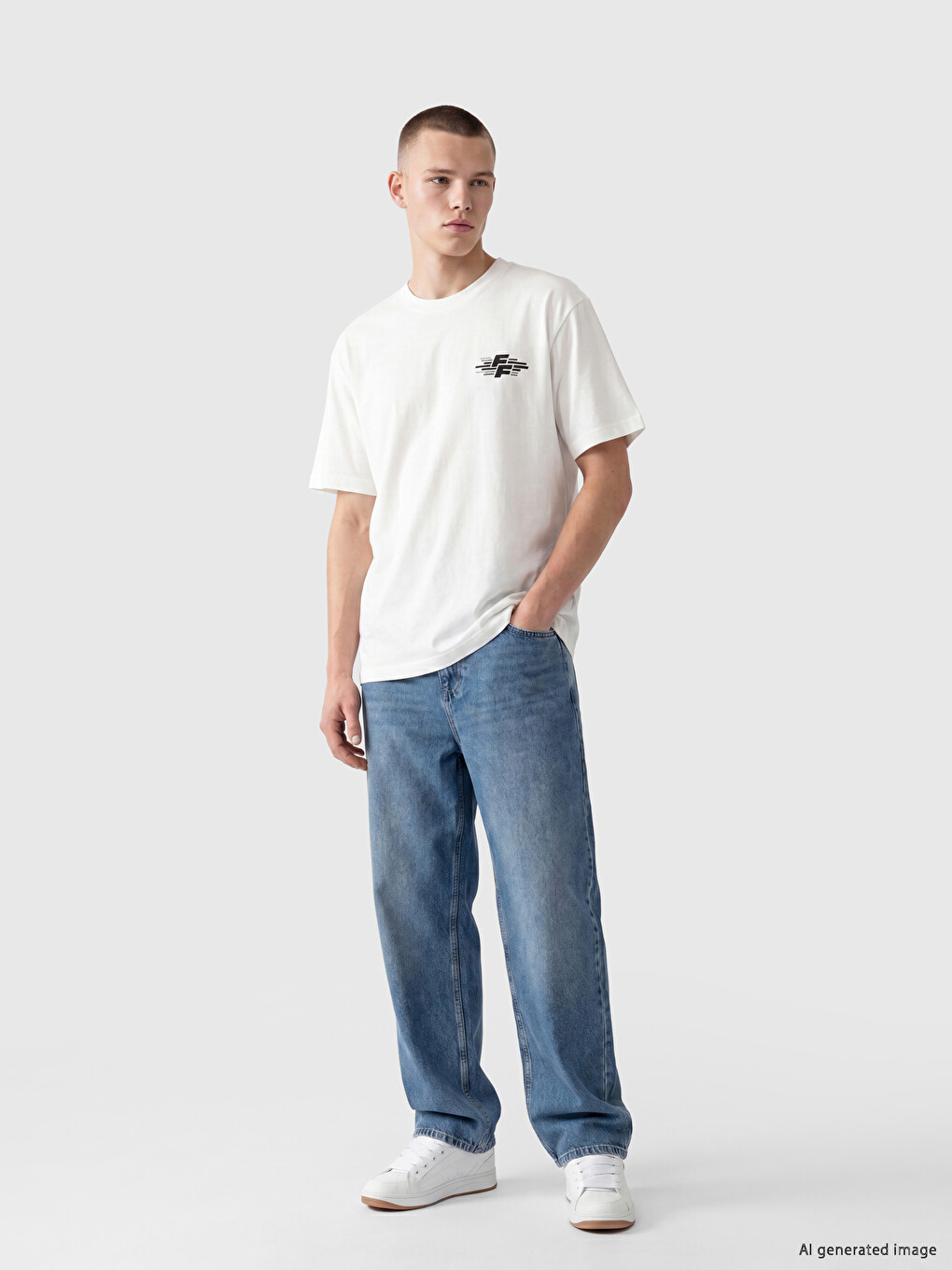 T-shirt me jakë të rrumbullakët Fast & Furious i stampuar për burra-1