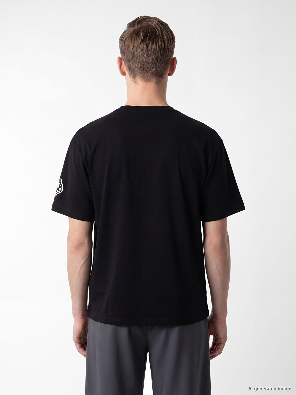 Crew Neck Hot Wheels Printed Men's T-Shirt-3