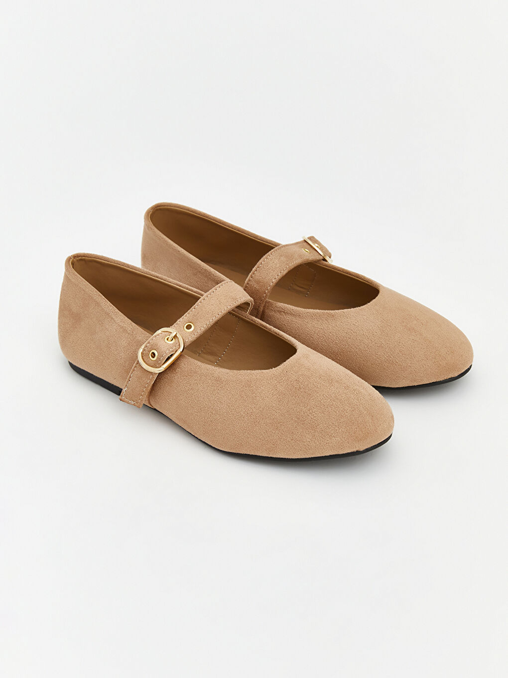 Bej Süet Görünmlü Kadın Babet