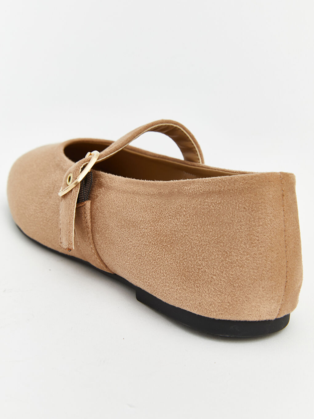 Bej Süet Görünmlü Kadın Babet-4