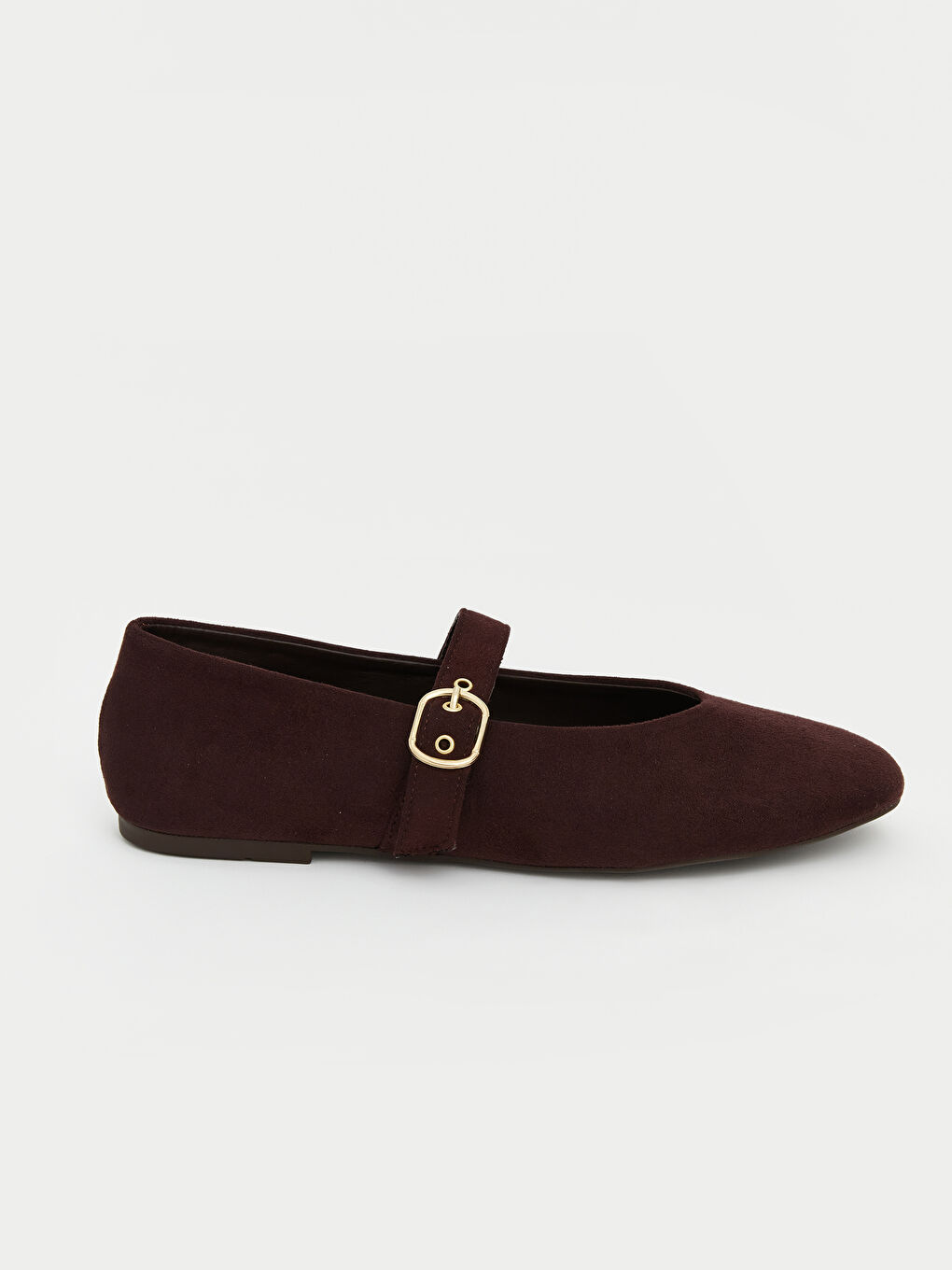 Kahverengi Süet Görünmlü Kadın Babet-1