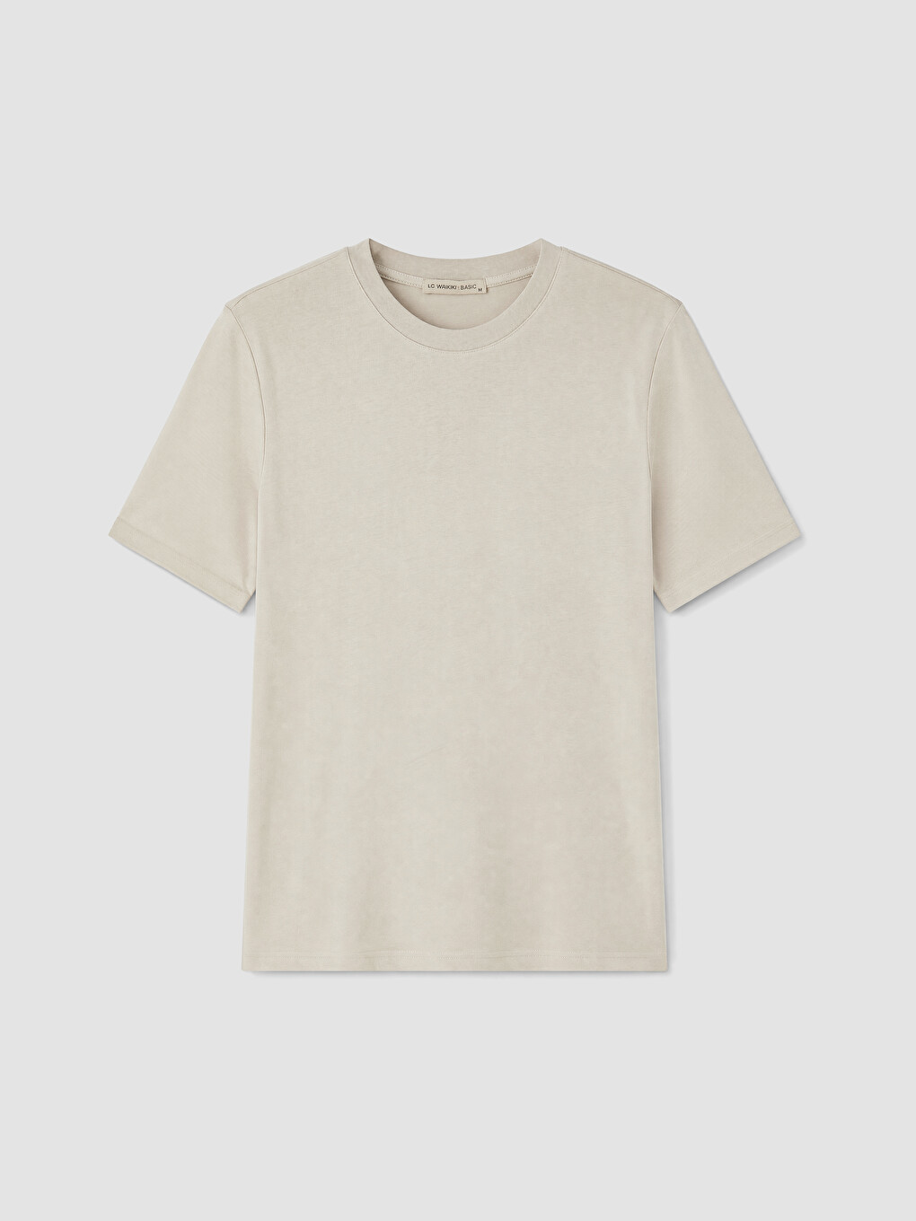 %100 Cotton Regular Fit Basic T-shirt-3