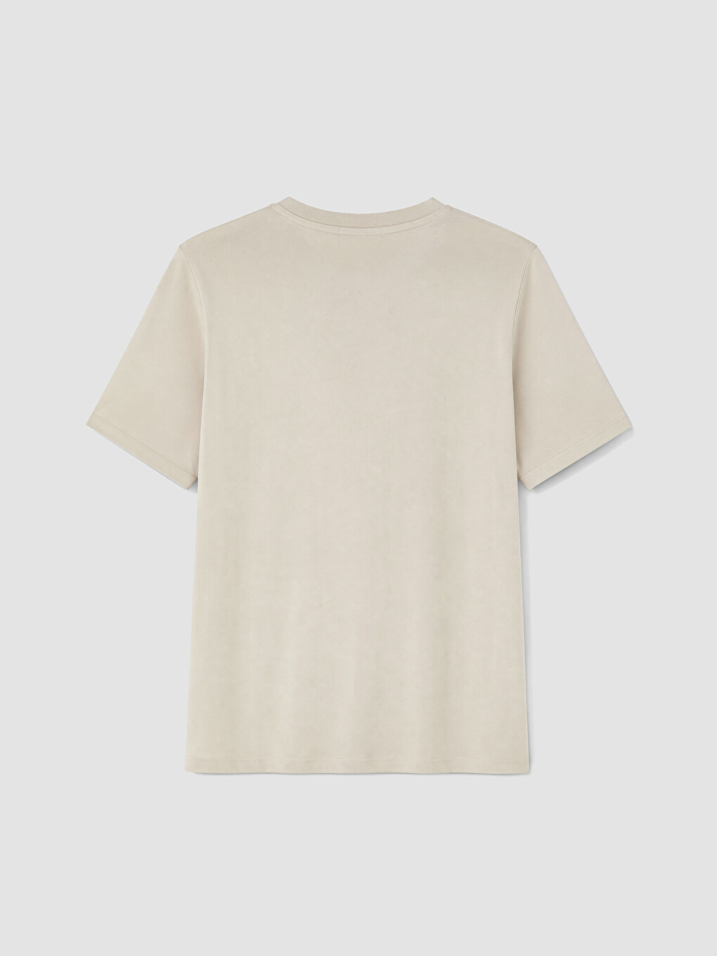 %100 Cotton Regular Fit Basic T-shirt-5