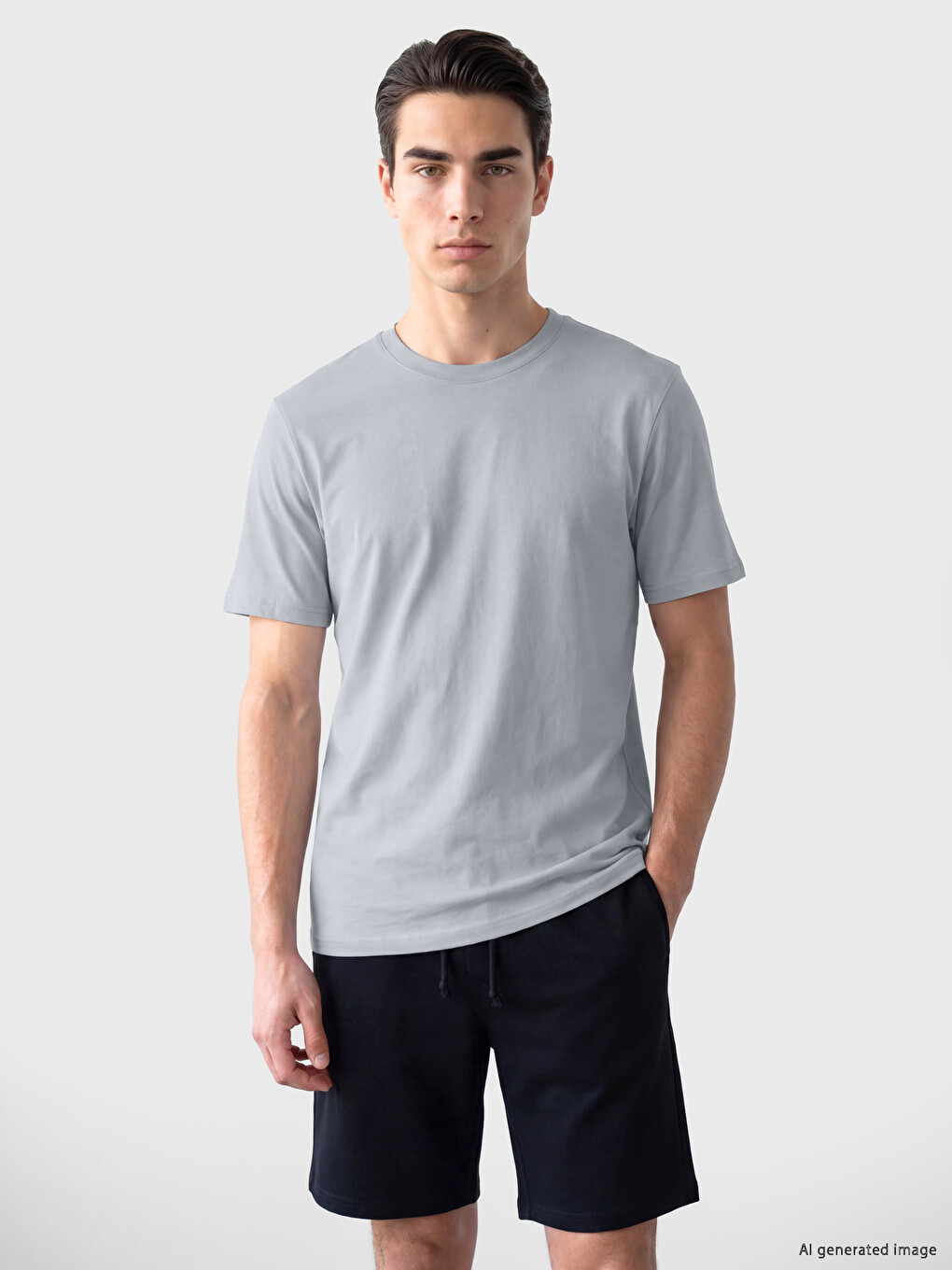 %100 Cotton Regular Fit Basic T-shirt