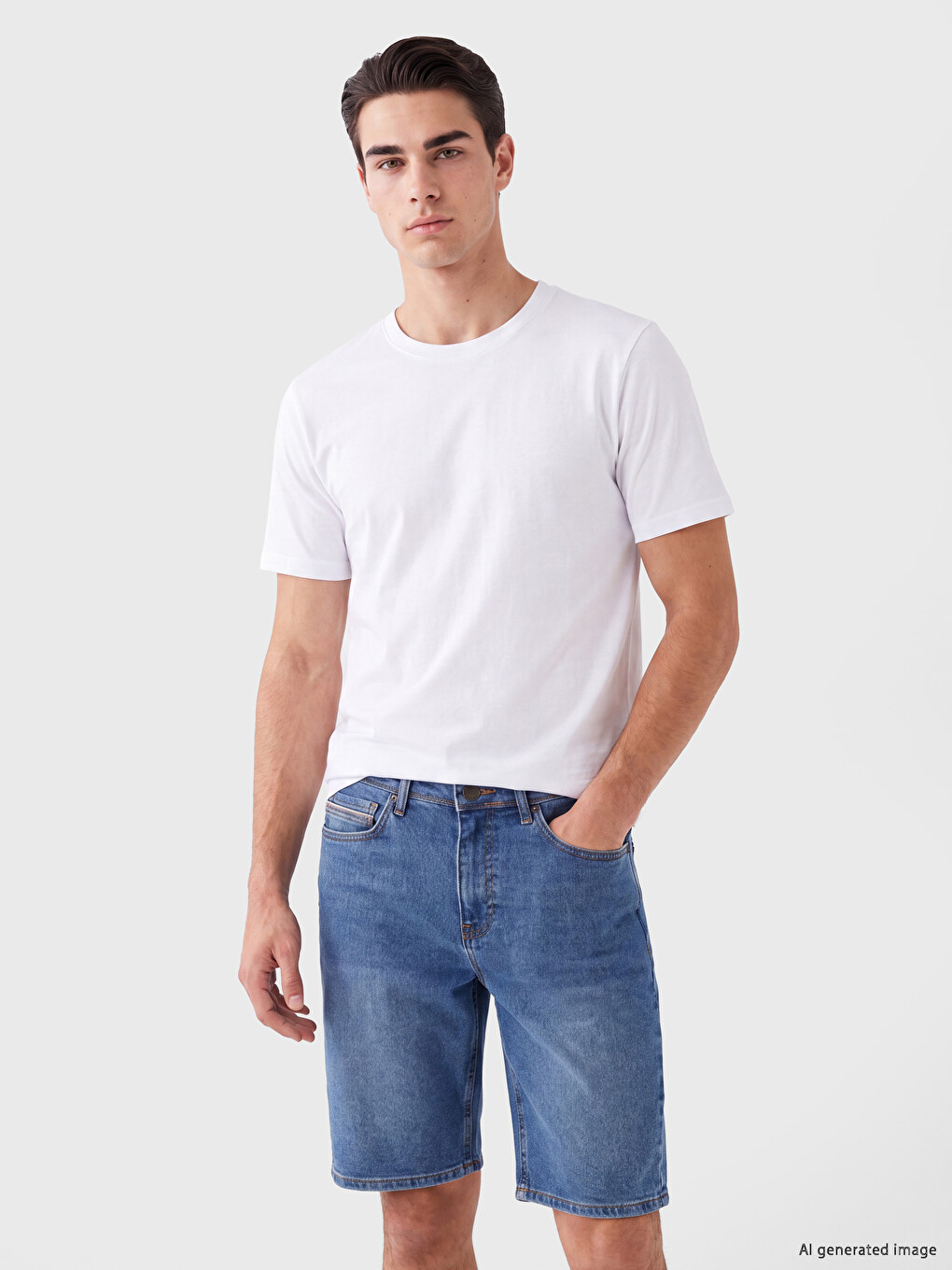 Tricou Basic Regular Fit Din 100% Bumbac-1