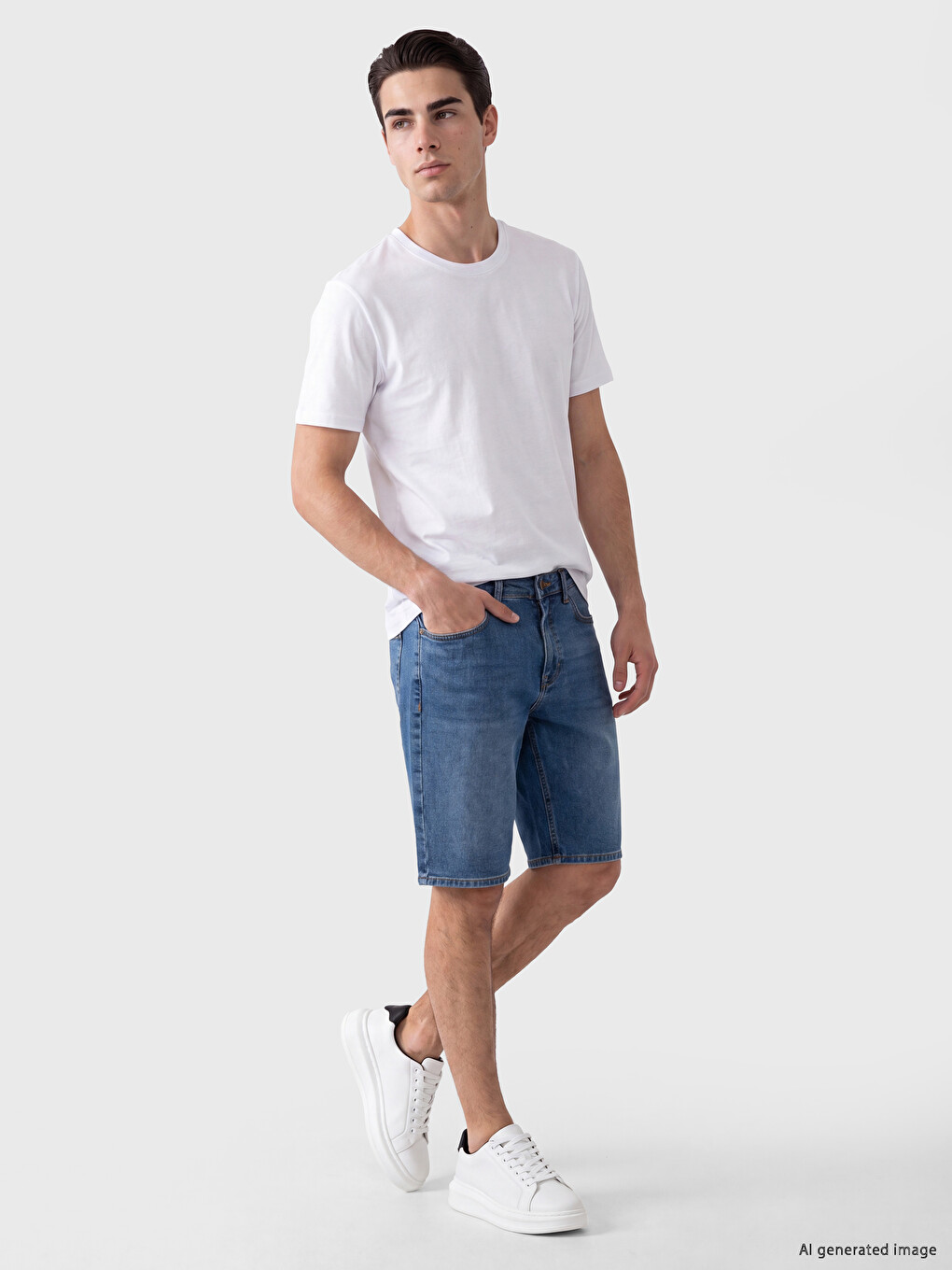 Tricou Basic Regular Fit Din 100% Bumbac