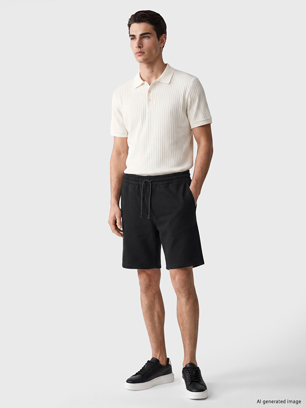 Man Anthracite Shorts-1