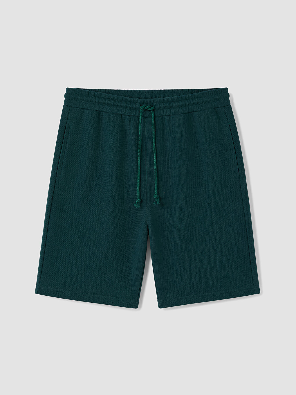 Regular Fit Pique Men's Shorts-4