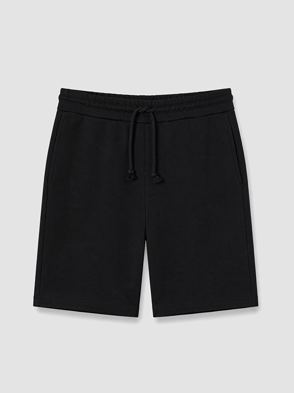 Regular Fit Men's Pique Shorts-4