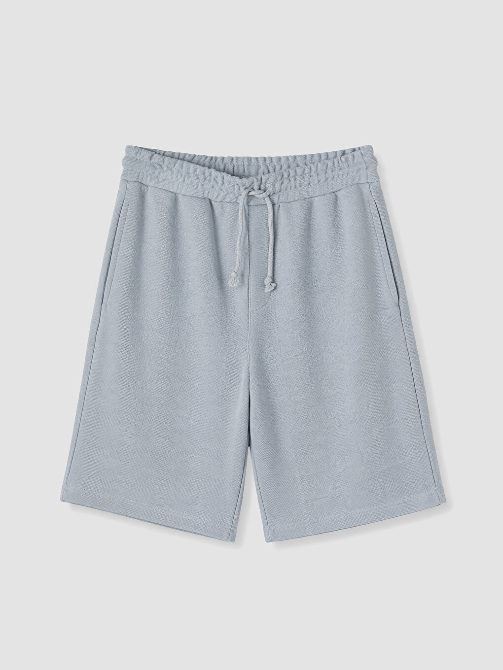 Regular Fit Pique Men's Shorts-4