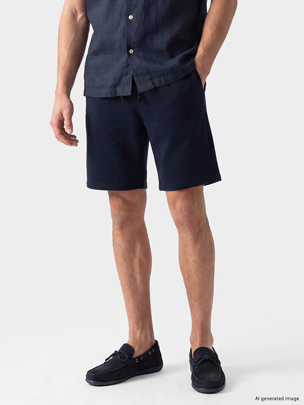 Regular Fit Pique Men's Shorts