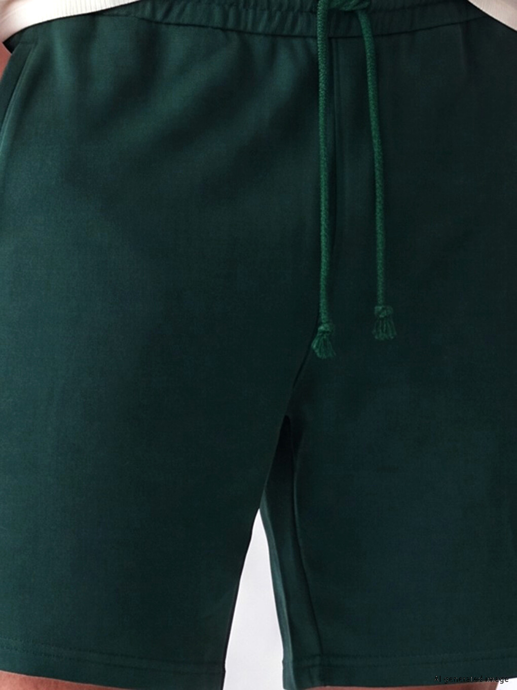 Regular Fit Pique Men's Shorts-2