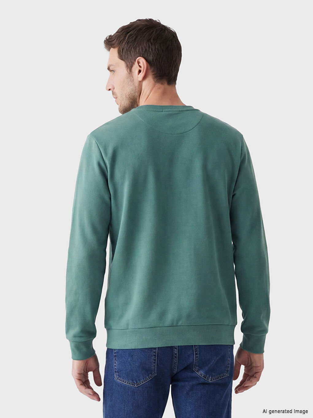 Man PETROL Sweatshirt-2