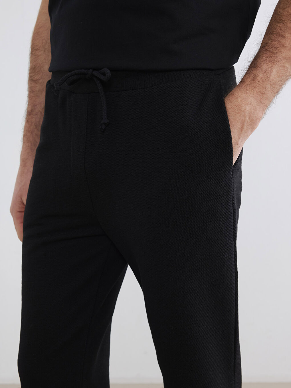Мужчины Черный Брюки‑джоггеры-2