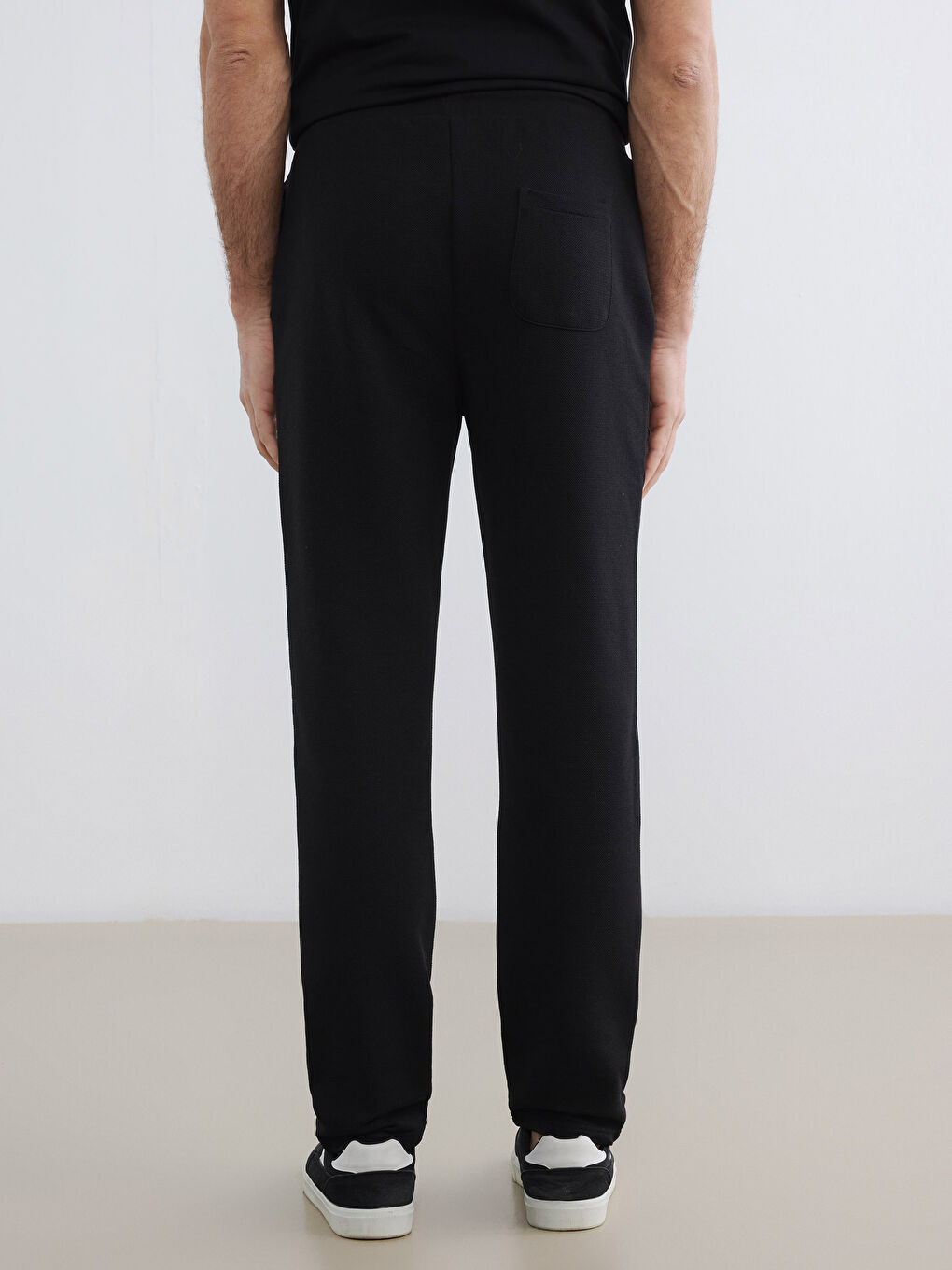 Мужчины Черный Брюки‑джоггеры-3