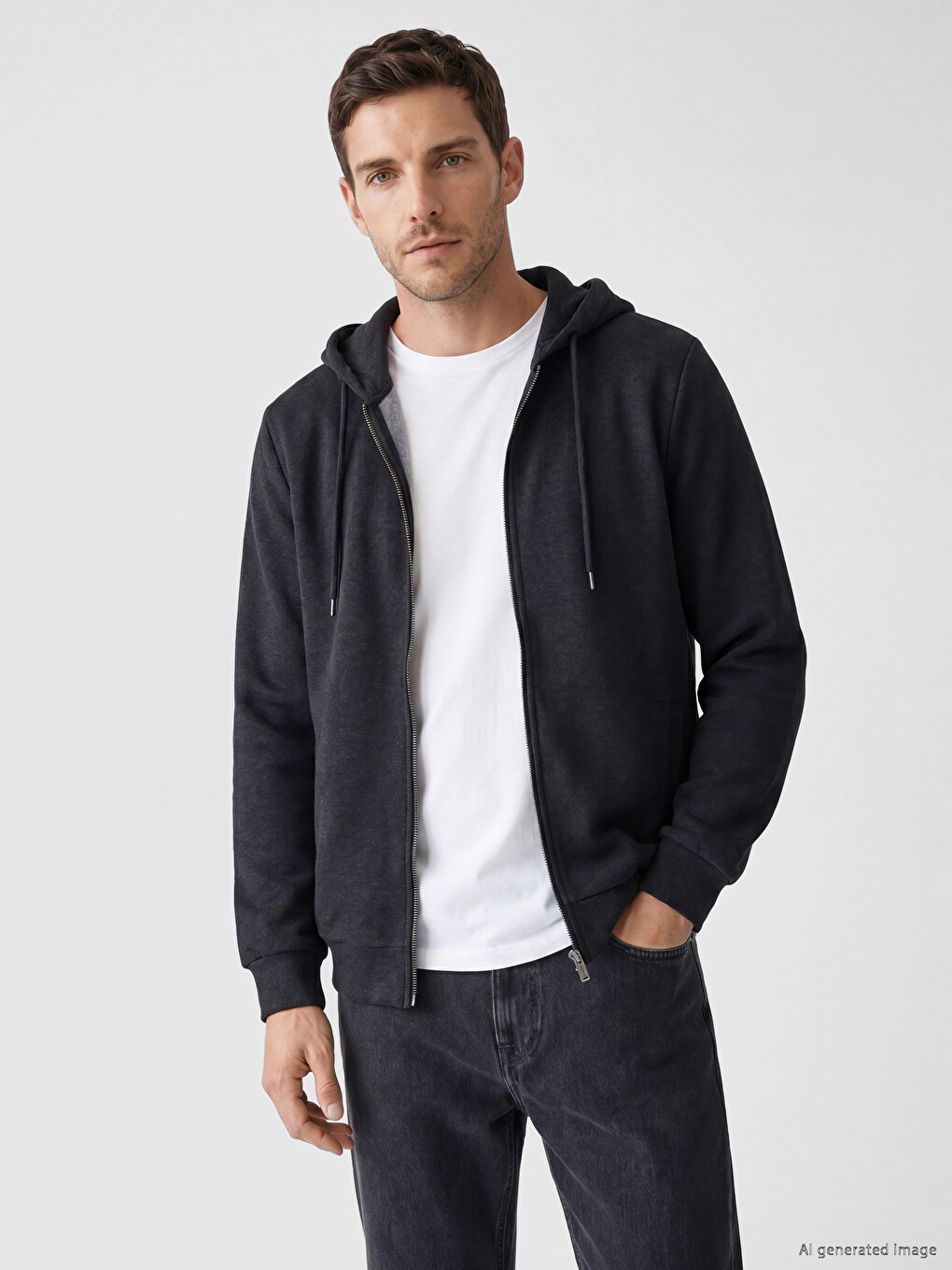 Sweat À Capuche Zippé Pour Homme