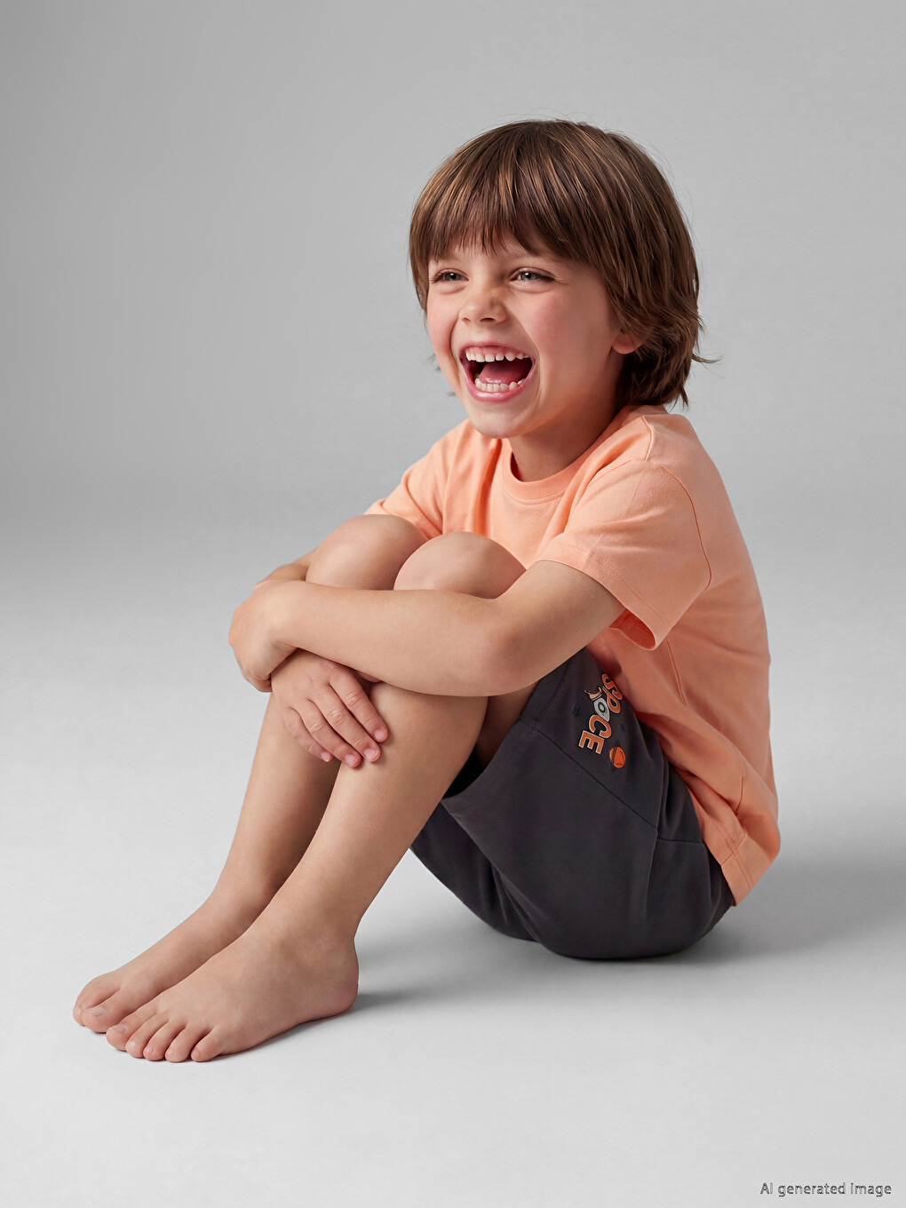 Siyah Baskılı Erkek Çocuk Pijama Altı 2'li-1