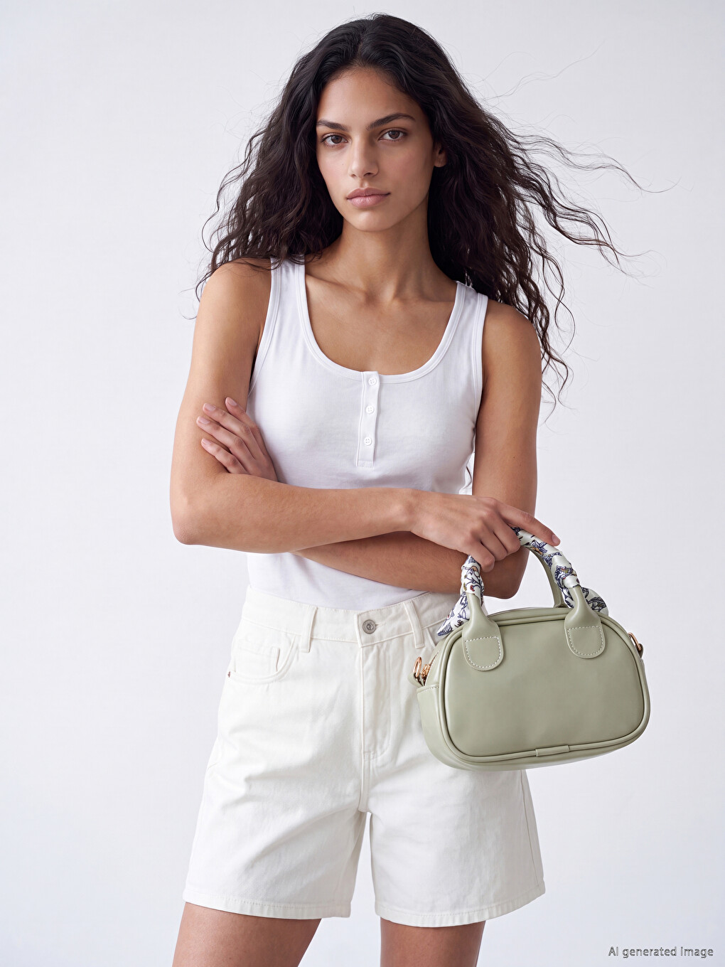 Faux Leather Women's Shoulder Bag-1