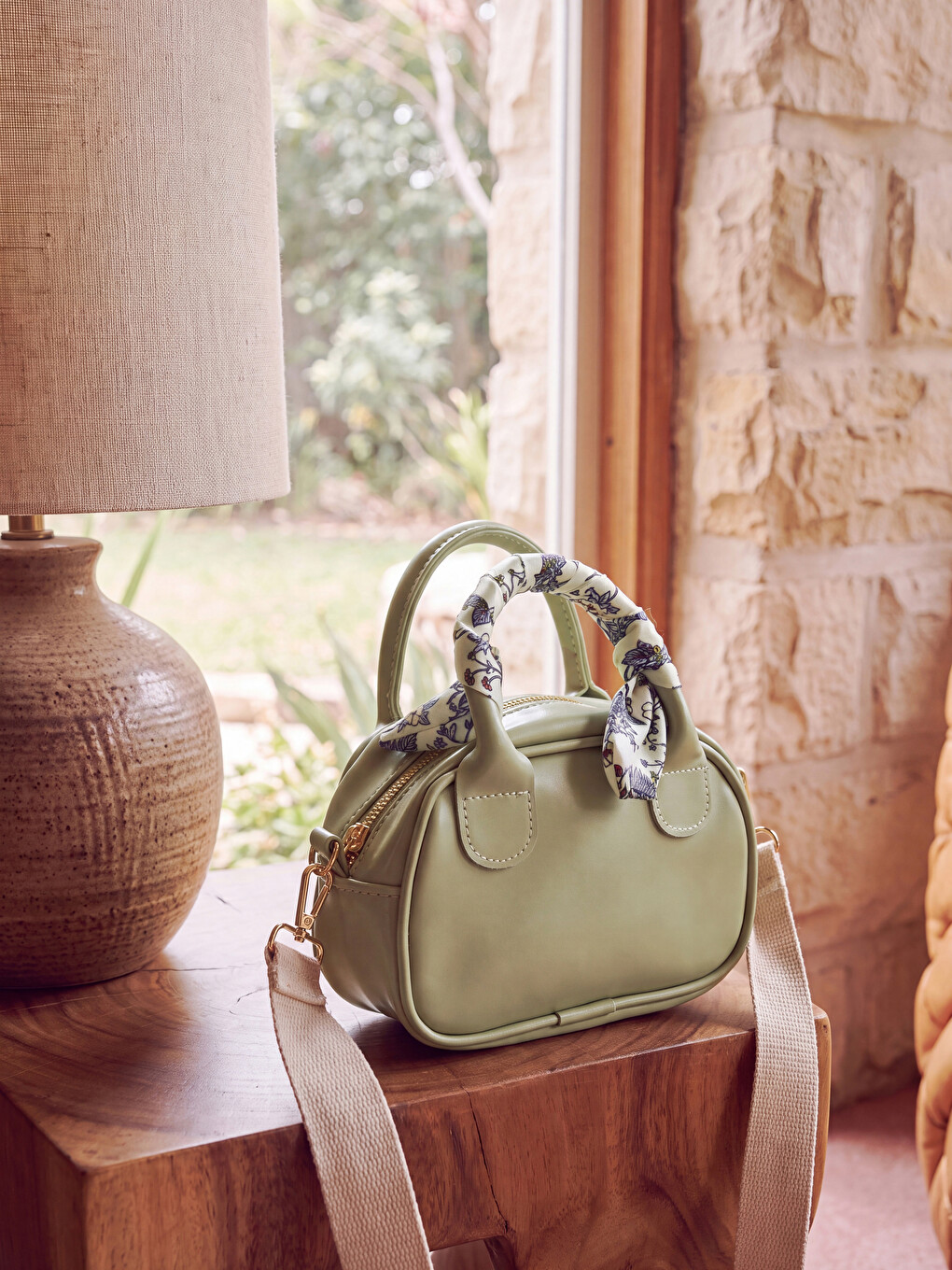 Faux Leather Women's Shoulder Bag