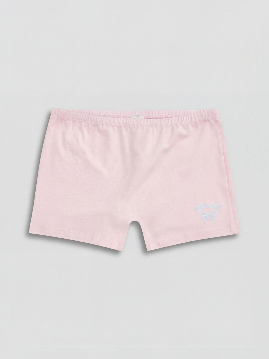 Mavi Baskılı Kız Çocuk Boxer 3'lü-4