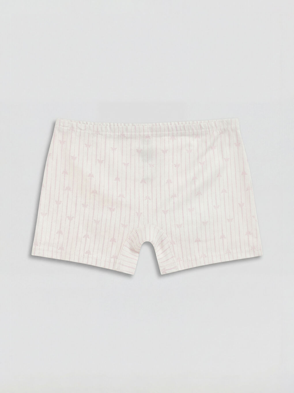 Pembe Baskılı Kız Çocuk Boxer 3'lü-2