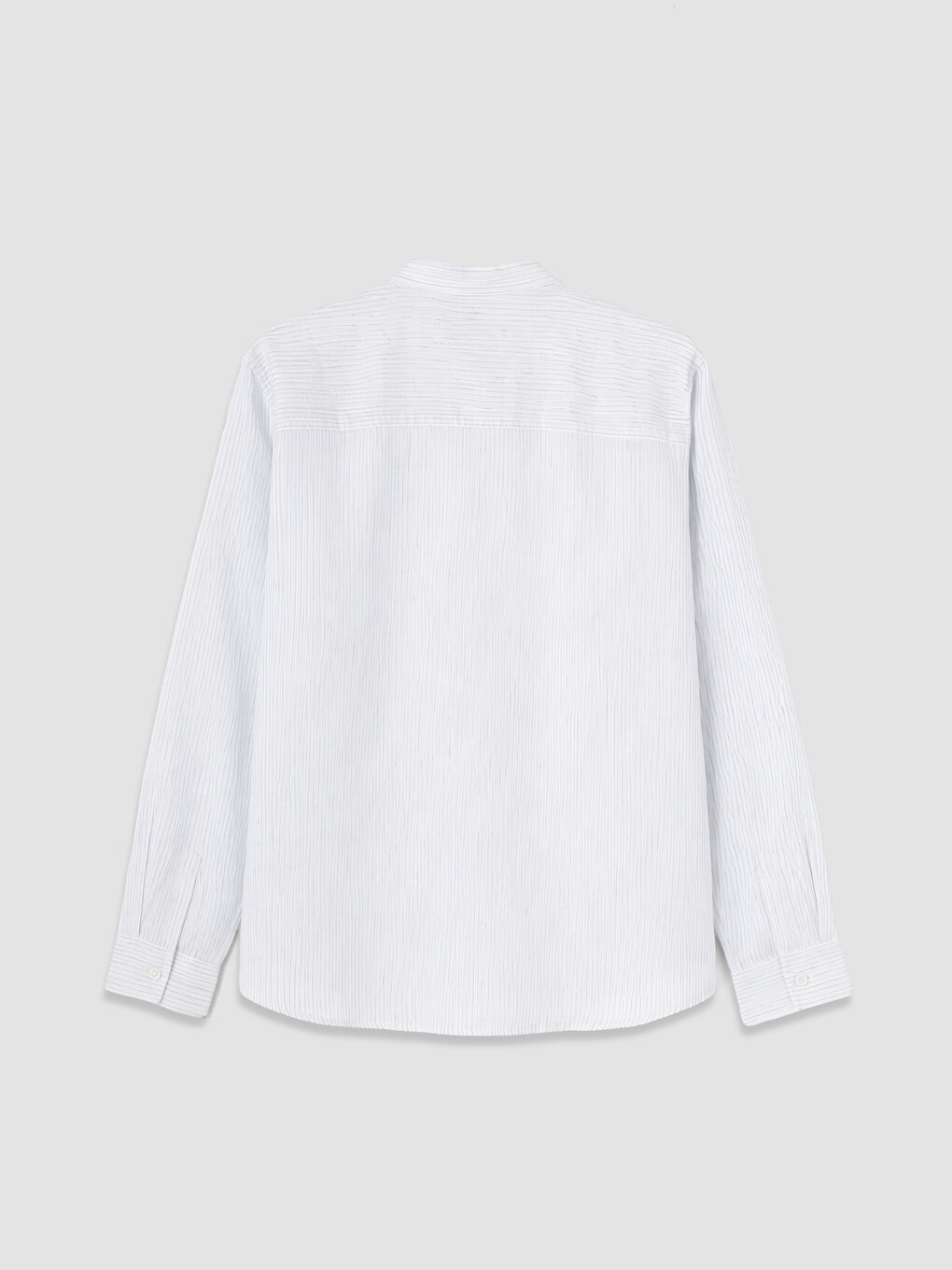 Mavi Regular Fit Hakim Yaka Çizgili Poplin Erkek Gömlek-5