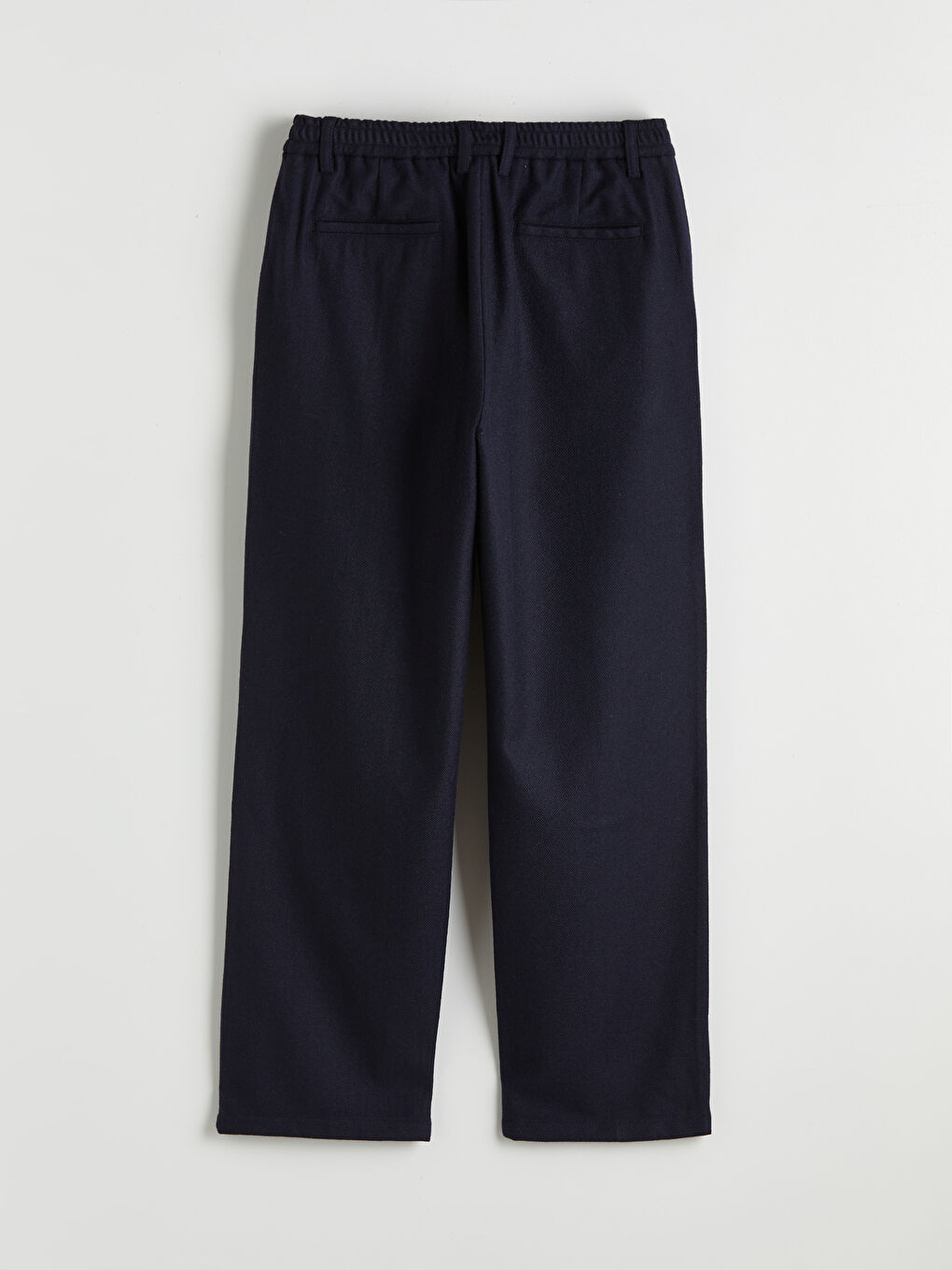 Lacivert Standart Kalıp Gabardin Erkek Pantolon-1