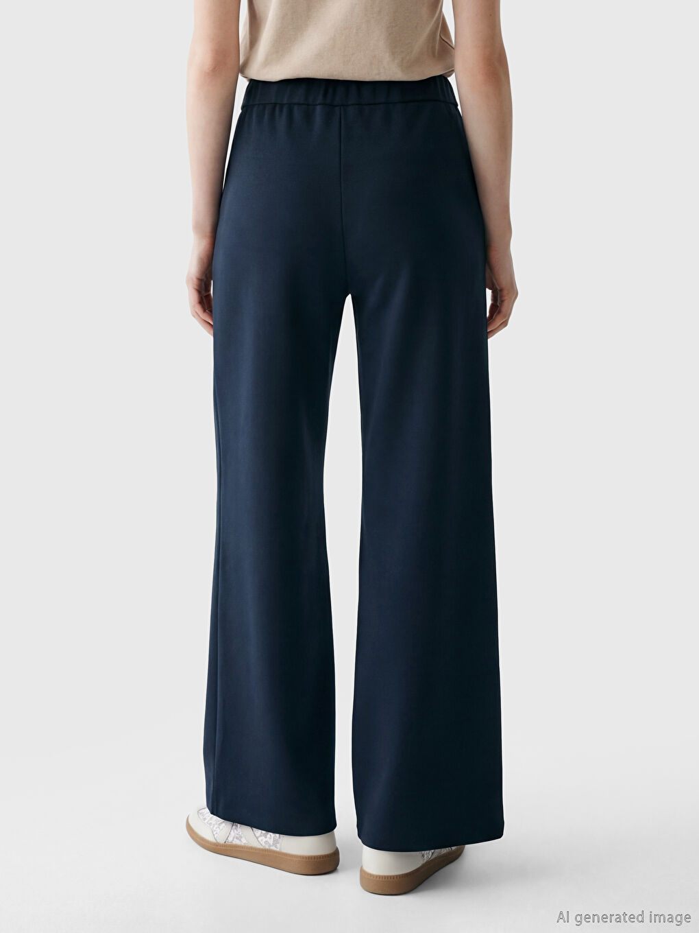 Elastic Waist Soft Touch Women's Sweatpants-2