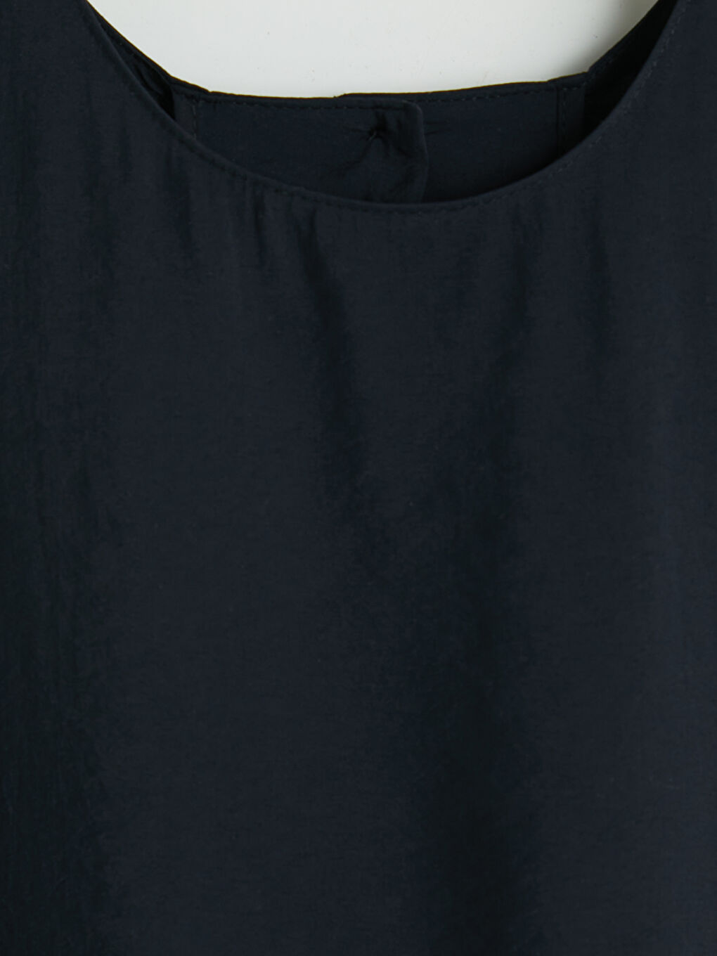 Siyah A Kesim Modal Karışımlı Elbise-2