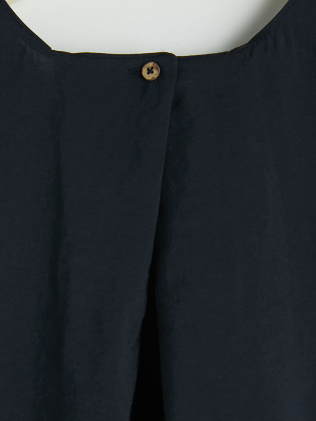 Siyah A Kesim Modal Karışımlı Elbise-3