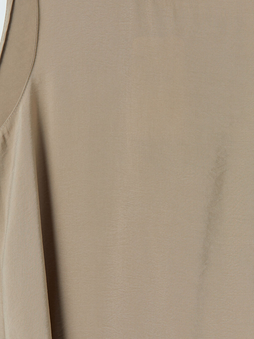 Kahverengi Bisiklet Yaka Modal Karışımlı Elbise-2