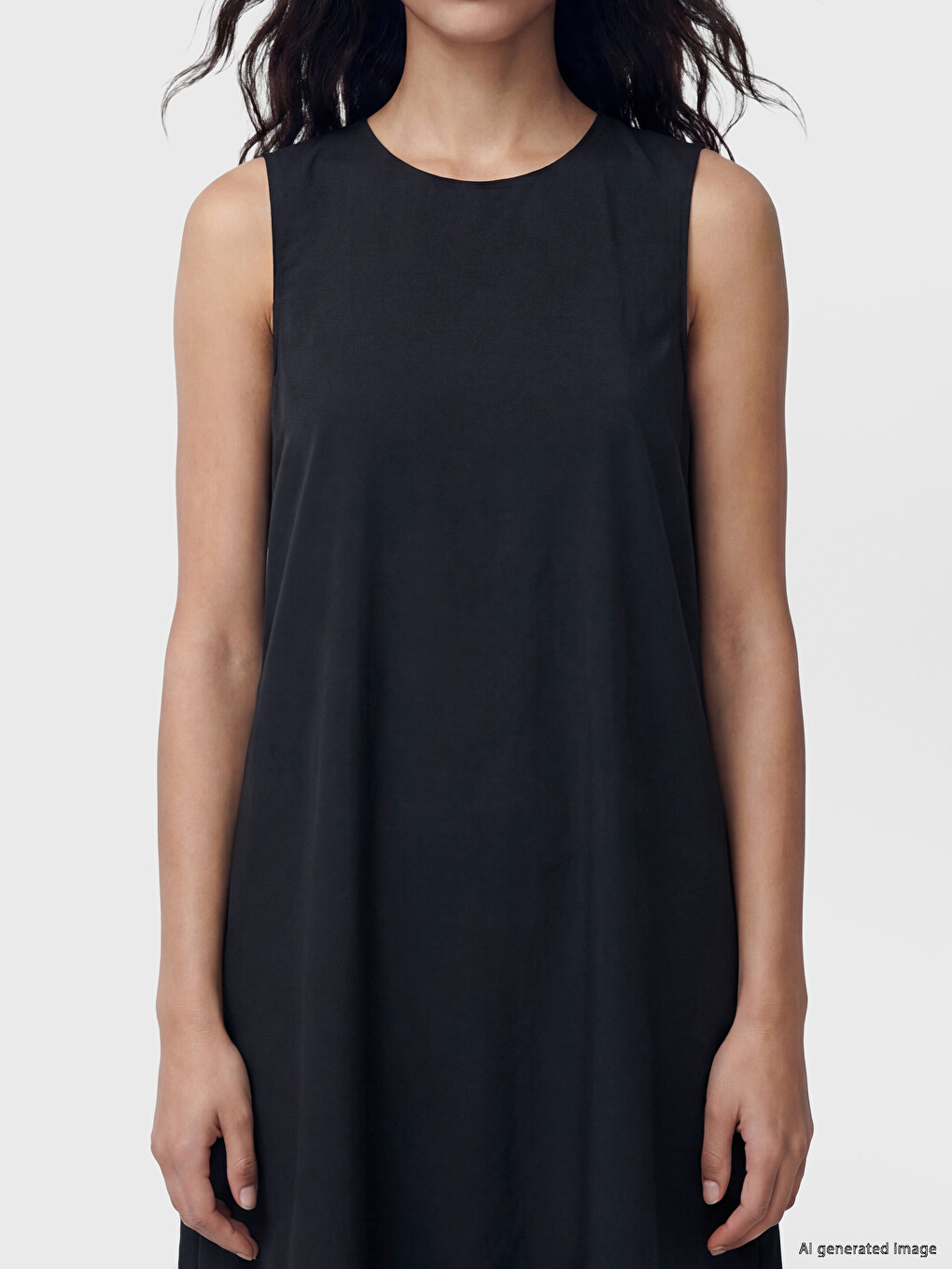 A-Line Modal Blend Dress-2
