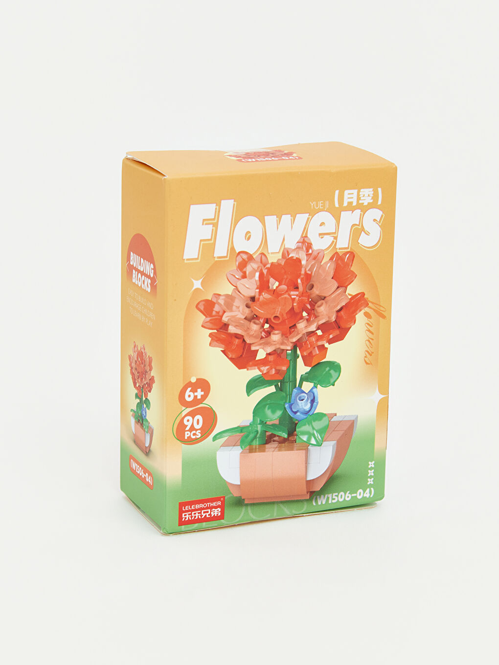 90-Piece Flower Figured Building Toy