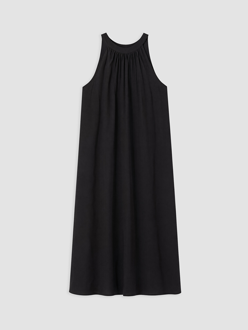 Halter Neck Ruched Dress-4