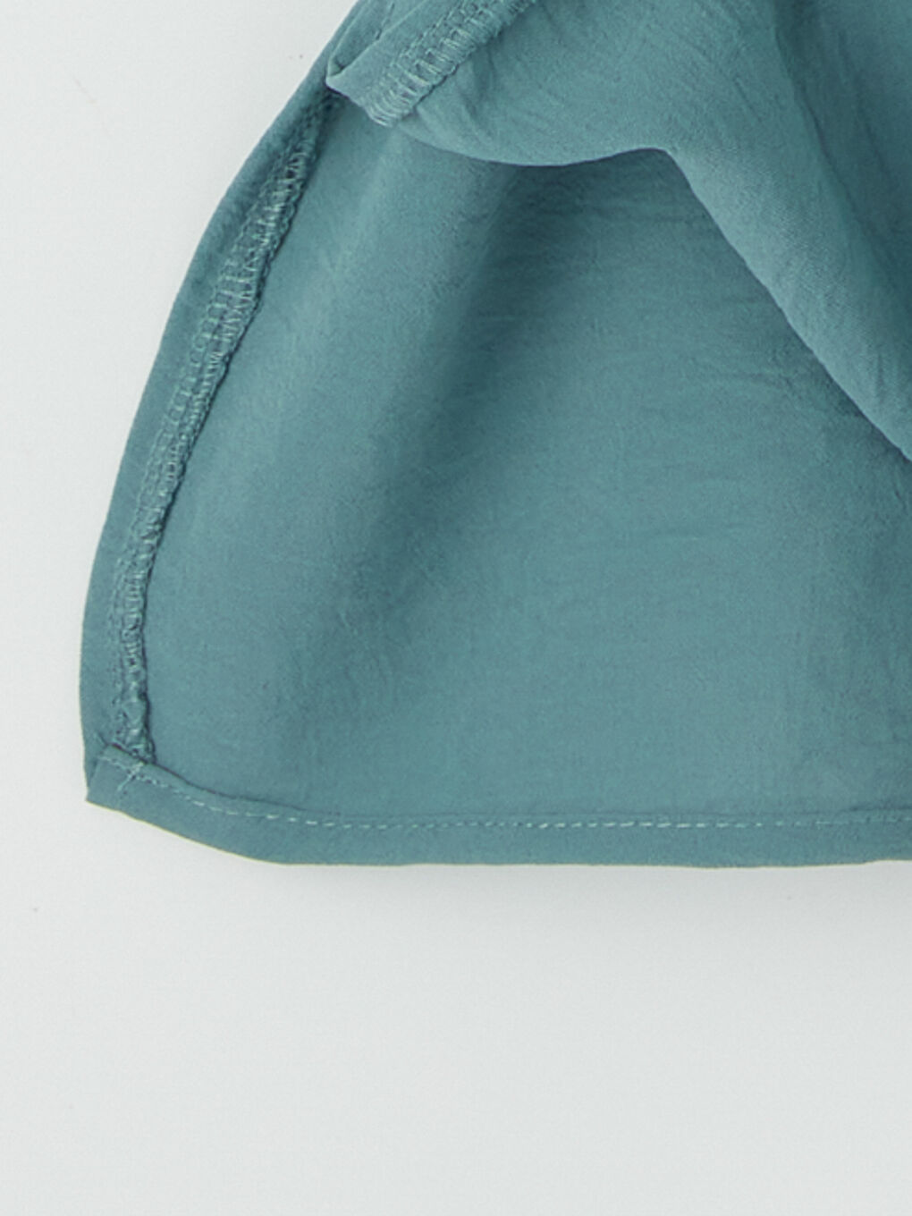 Yeşil Hakim Yaka Kadın Gömlek Tunik-3