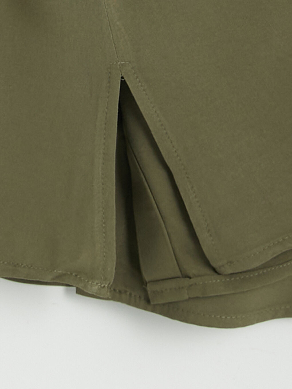 Haki Kadın Gömlek Tunik-3