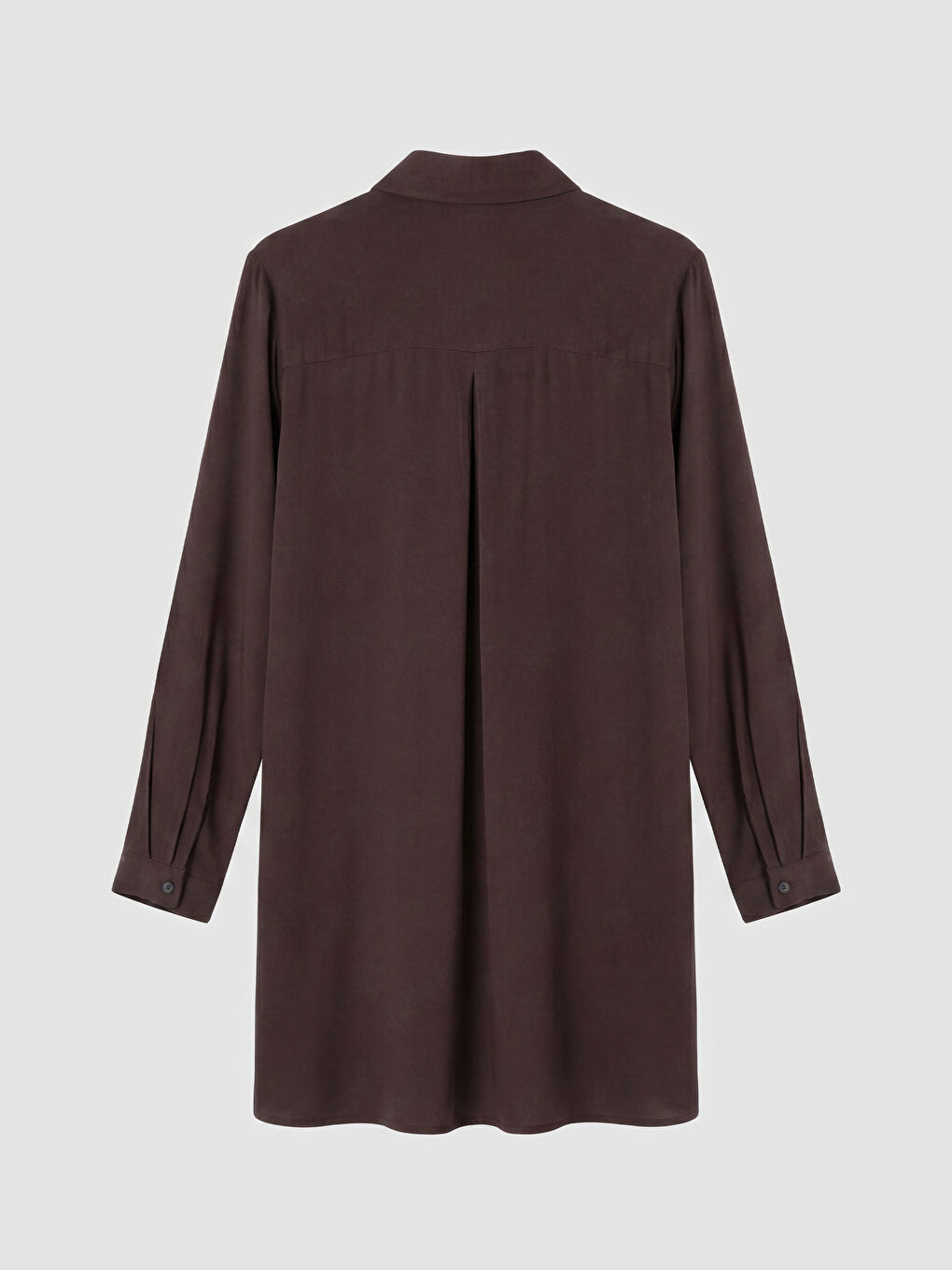 Kahverengi Regular Fit Kadın Gömlek Tunik-1