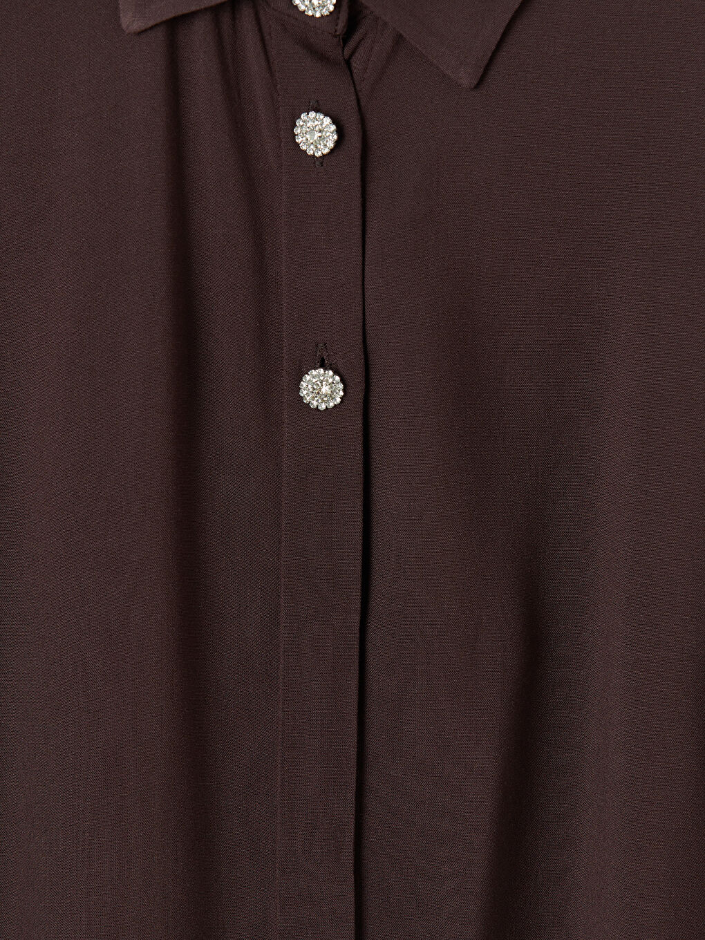 Kahverengi Regular Fit Kadın Gömlek Tunik-2