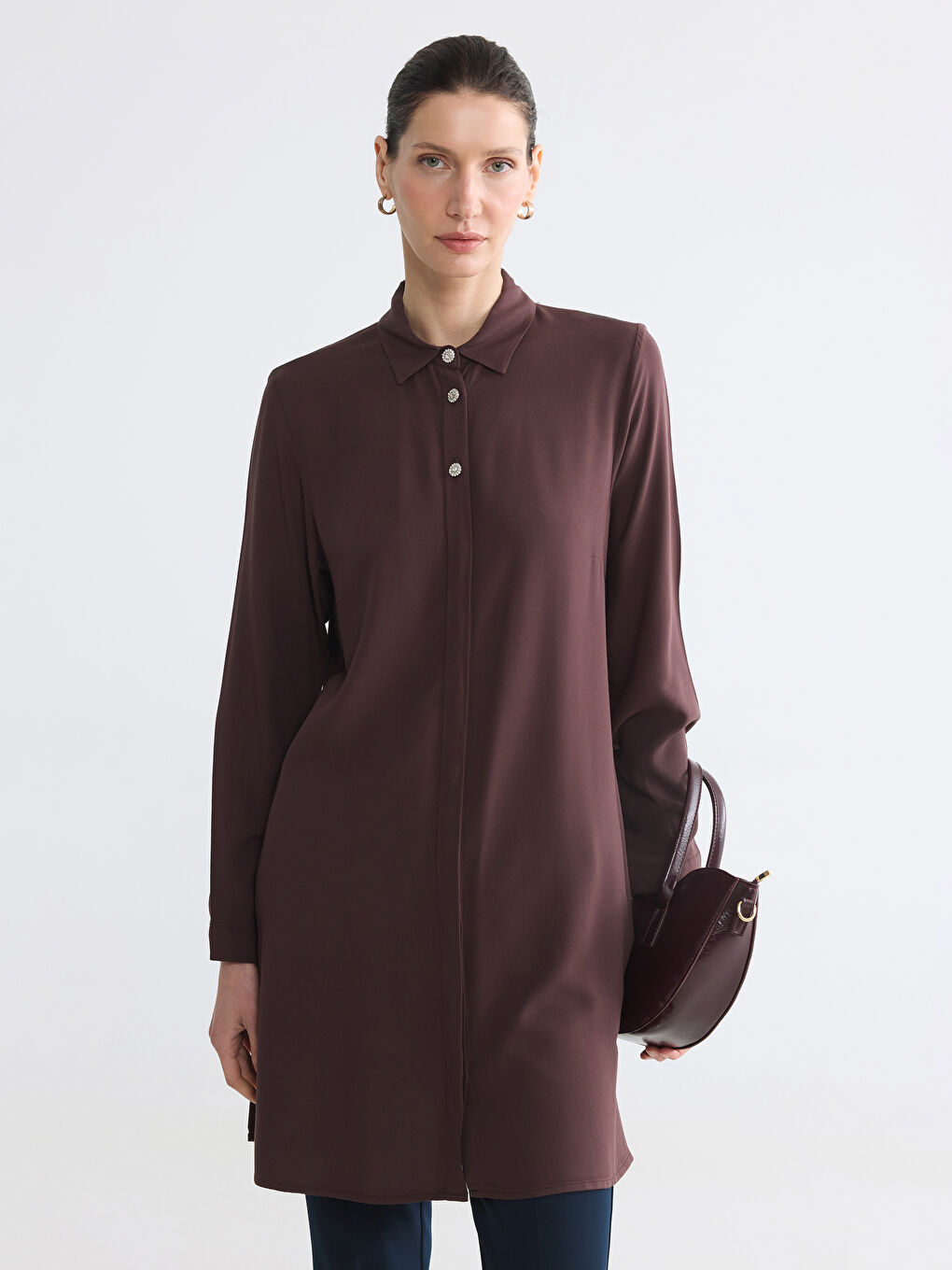 Regular Fit Women's Shirt Tunic