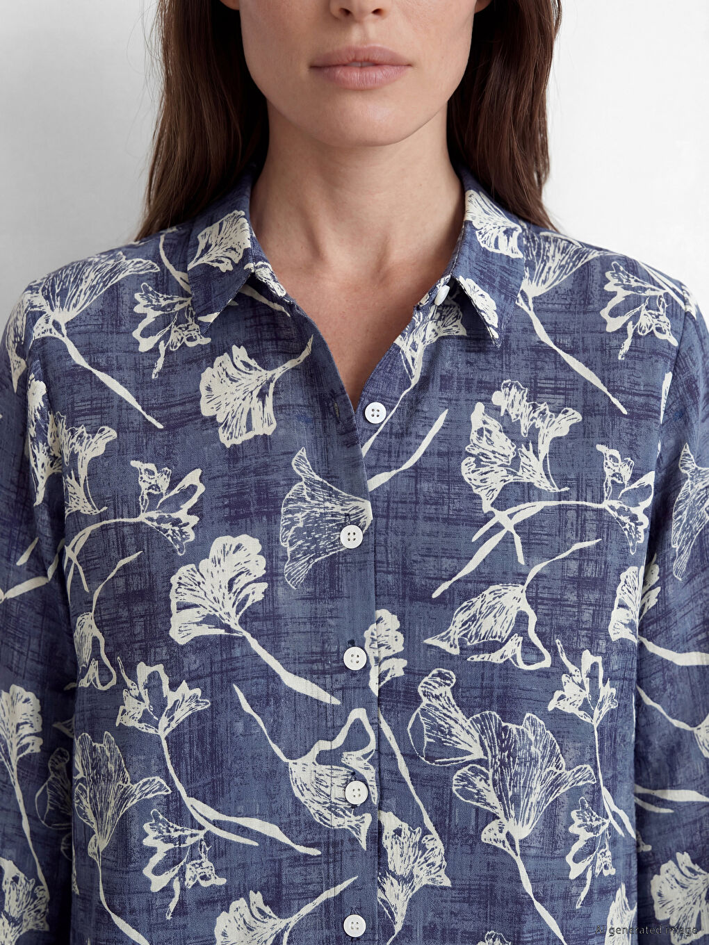 Patterned Women's Shirt Tunic-2