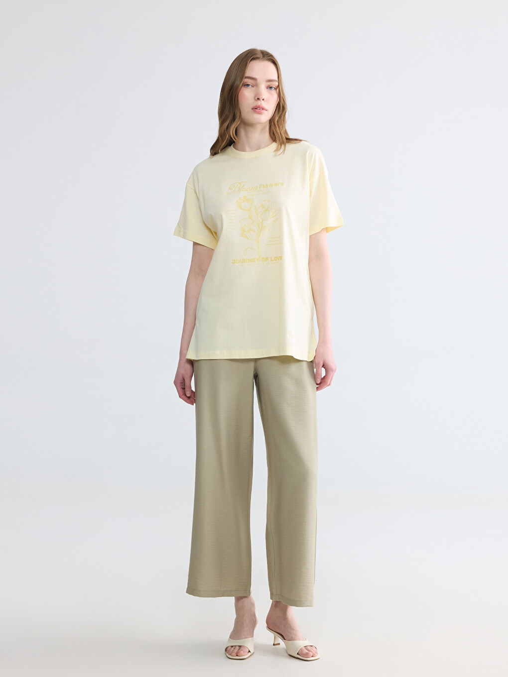 Printed 100% Cotton Women's T-shirt-1