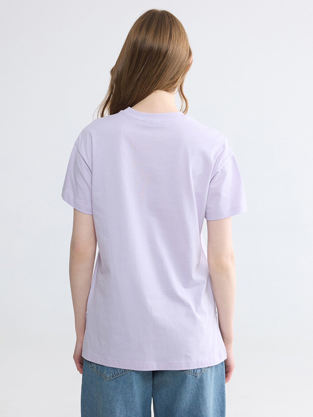 Printed 100% Cotton Women's T-shirt-3