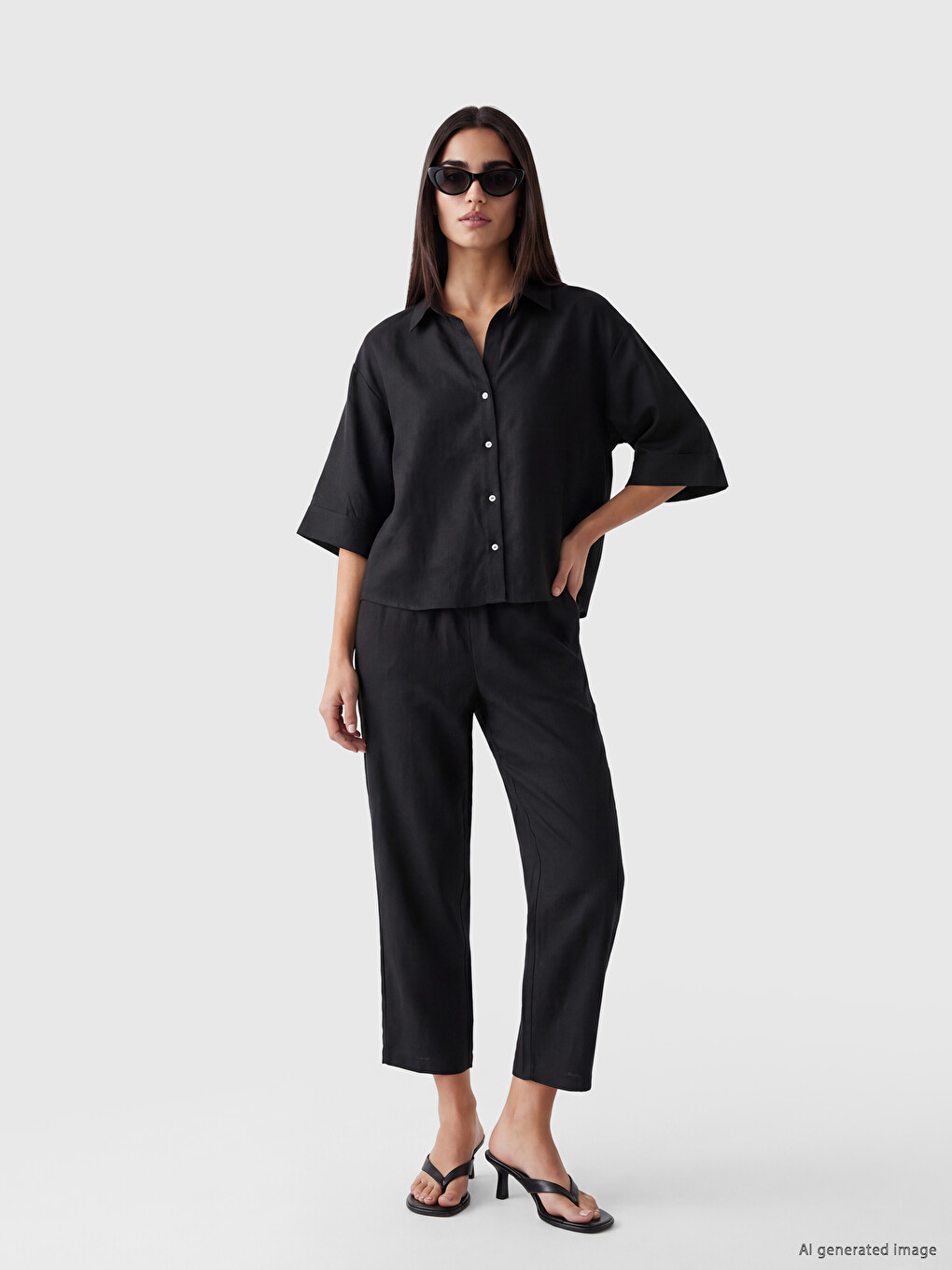 Woman Black Shirt-1