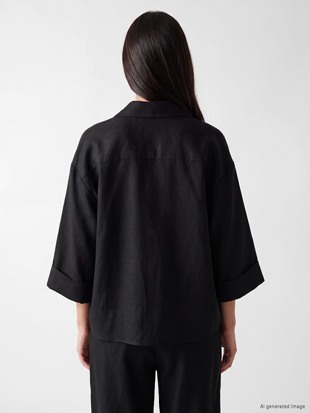 Woman Black Shirt-3