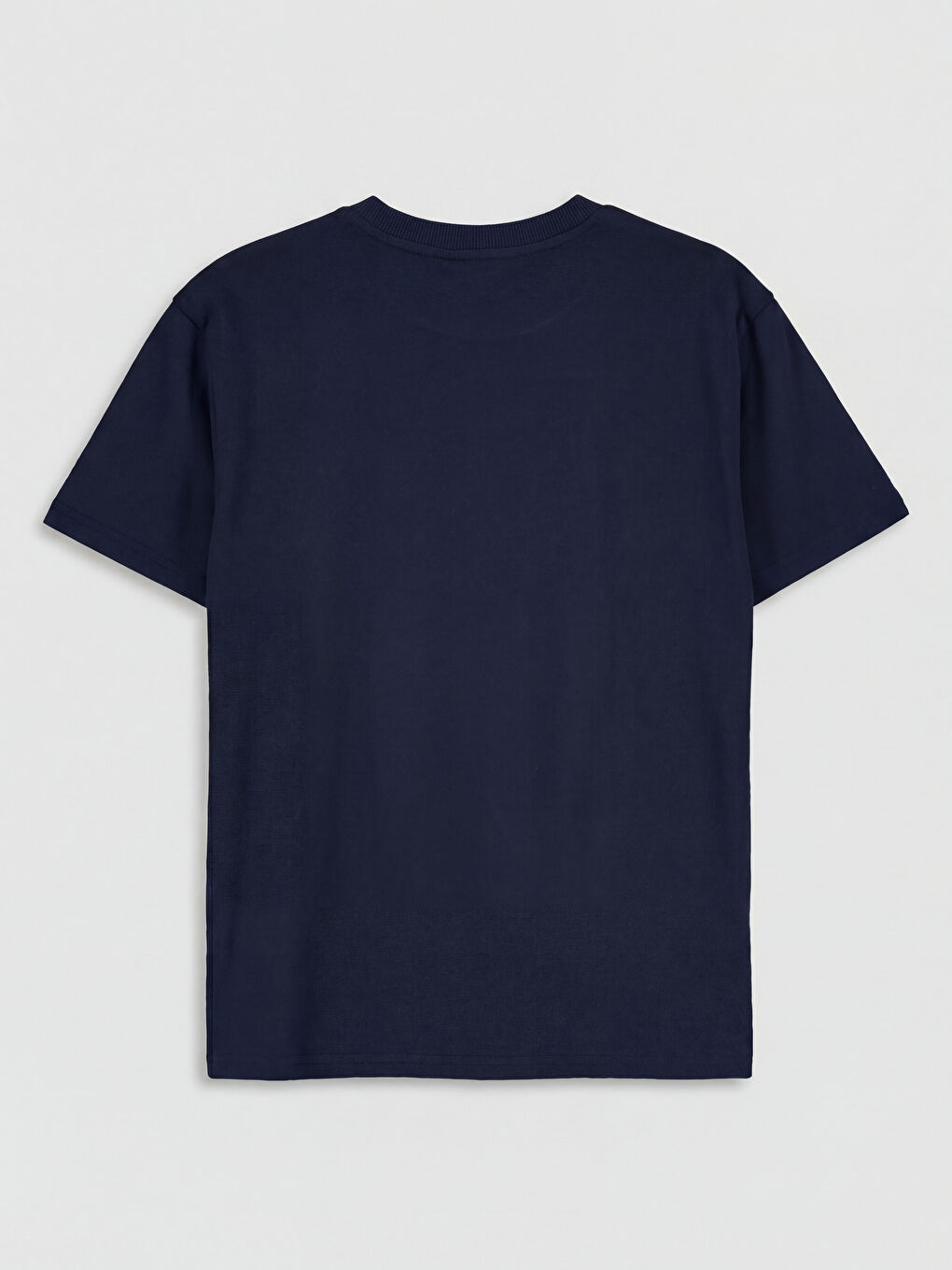 Lacivert Bisiklet Yaka Fenerbahçe Baskılı Erkek Çocuk Tişört-1