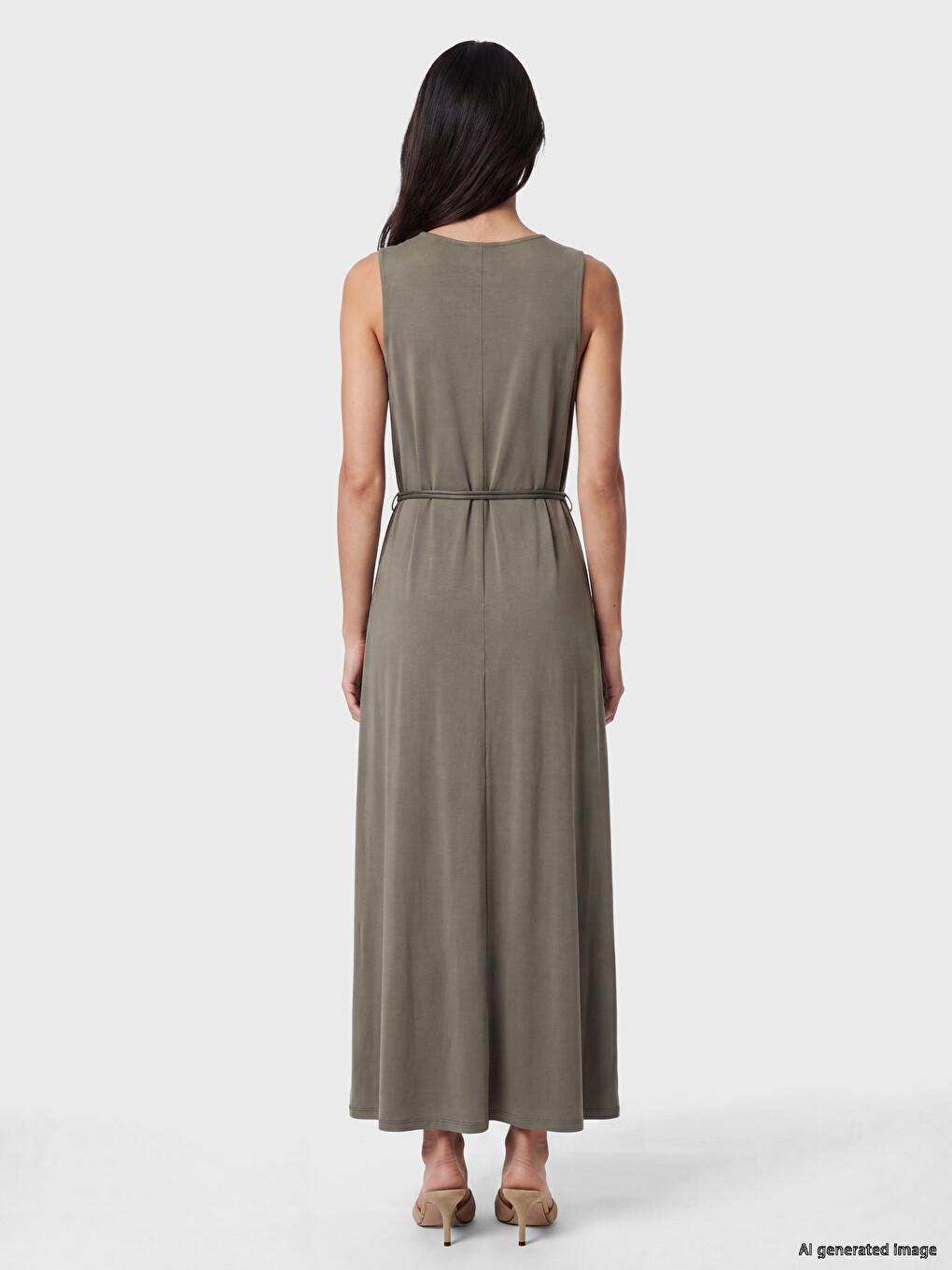Rochie Kaki Femeie-3