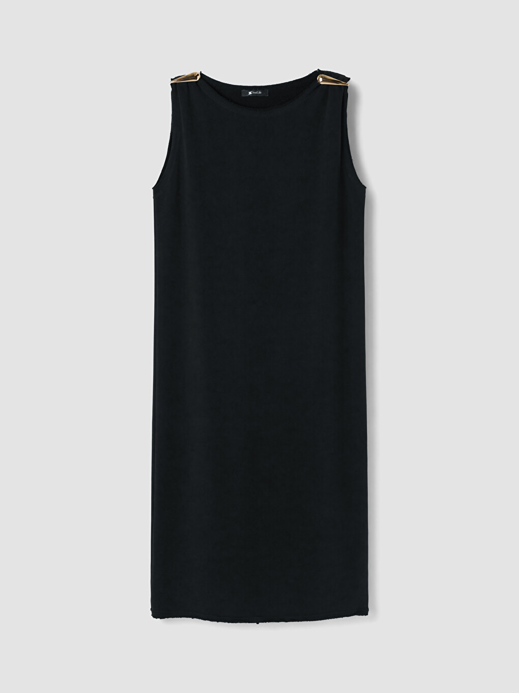 Crew Neck Dress-5