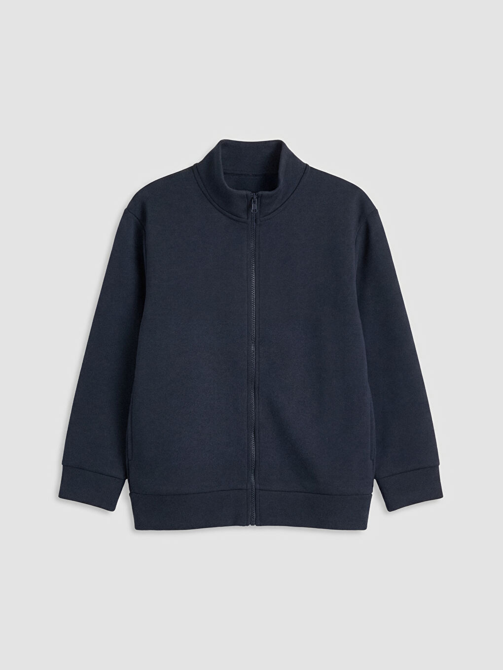 Boys' Mock Neck Zip-Up Sweatshirt