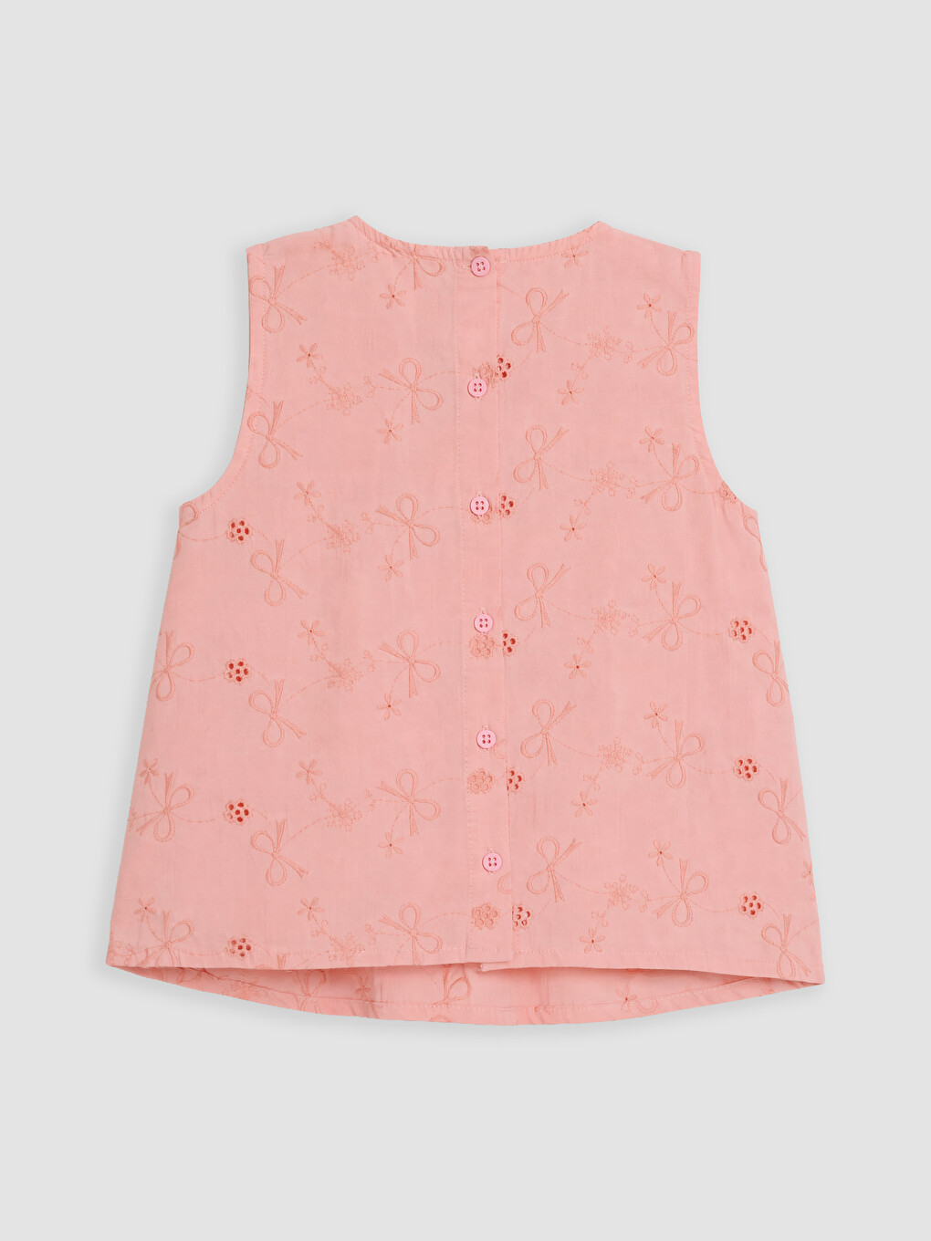 Pembe Fiyonk Nakışlı Kız Çocuk Şortlu Takım-2