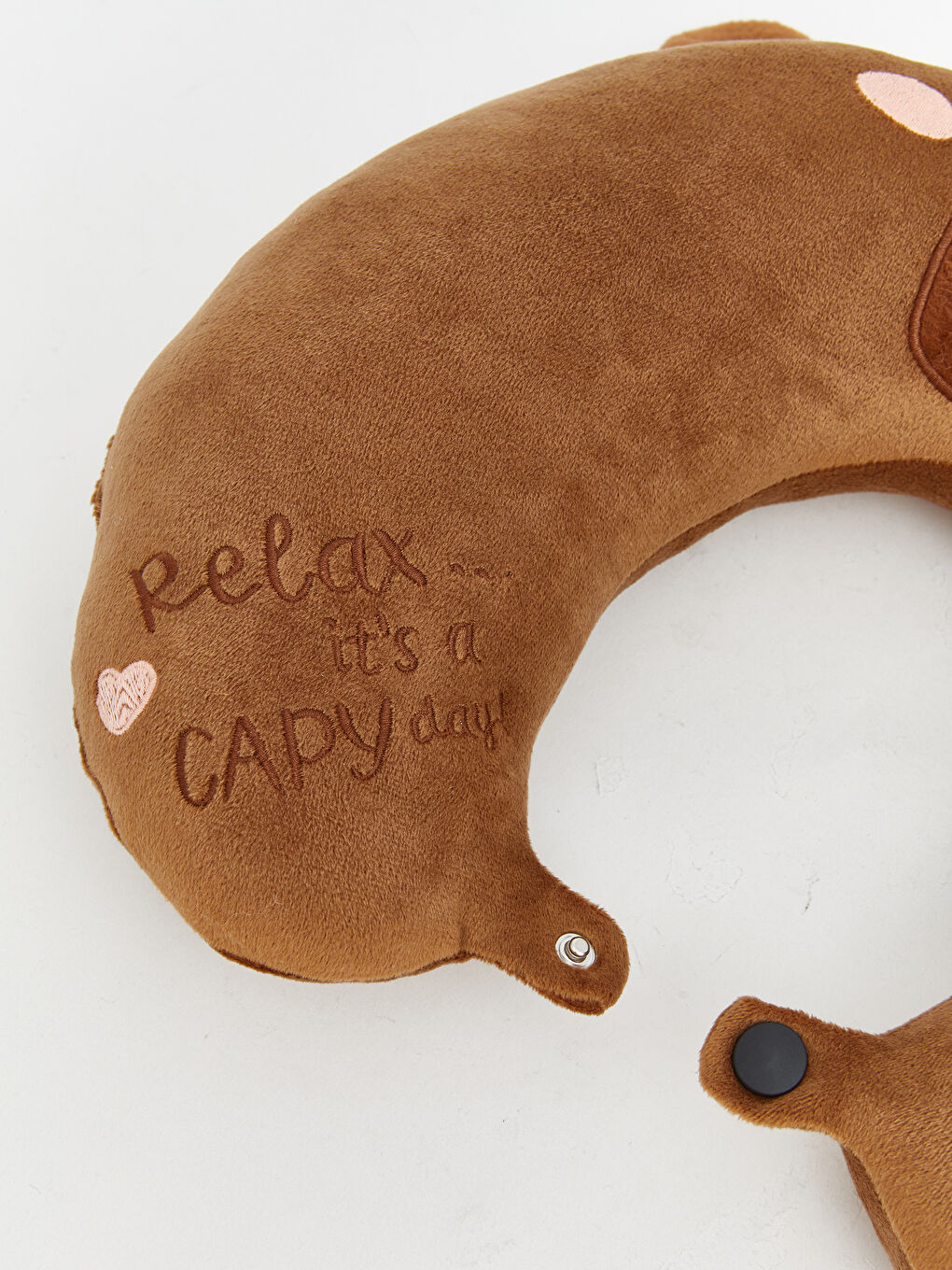 Karışık Nakış Detaylı Hayvan Figürlü Boyun Yastığı-2